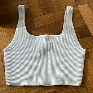 LIGHT BLUE Aritzia Babton Sculpt Knit Tank 🥰